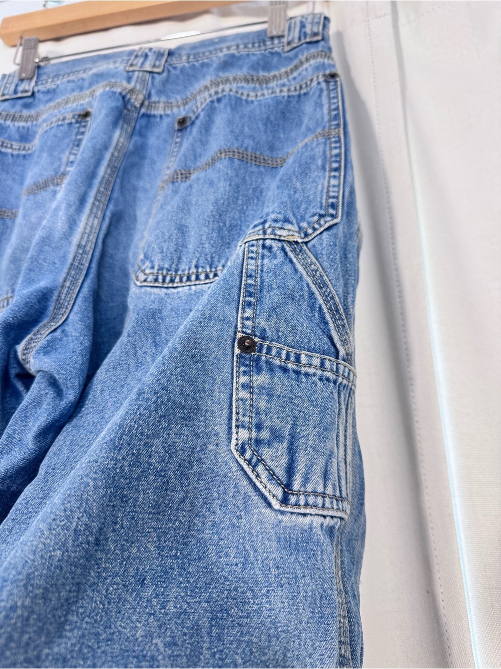 Vintage Women’s Route 66 Denim Cargo Shorts - Picture 5 of 9